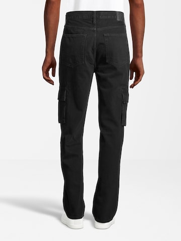 Regular Jeans cargo AÉROPOSTALE en noir