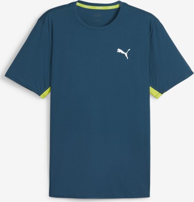 PUMA T-Shirt fonctionnel 'RUN FAVORITE VELOCITY' en citron vert / pétrole / blanc, Vue avec produit