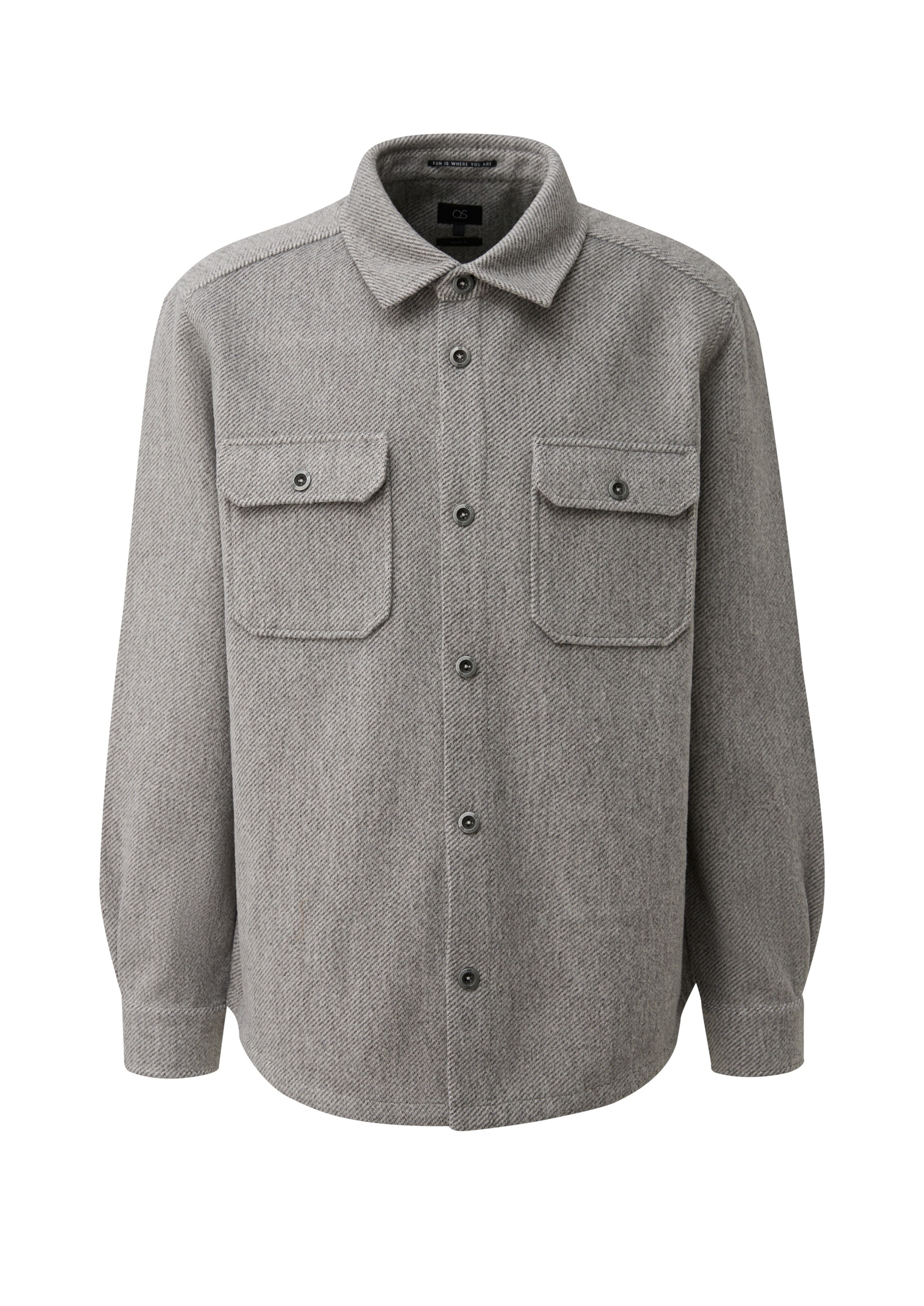 Veste mi-saison QS en gris : devant