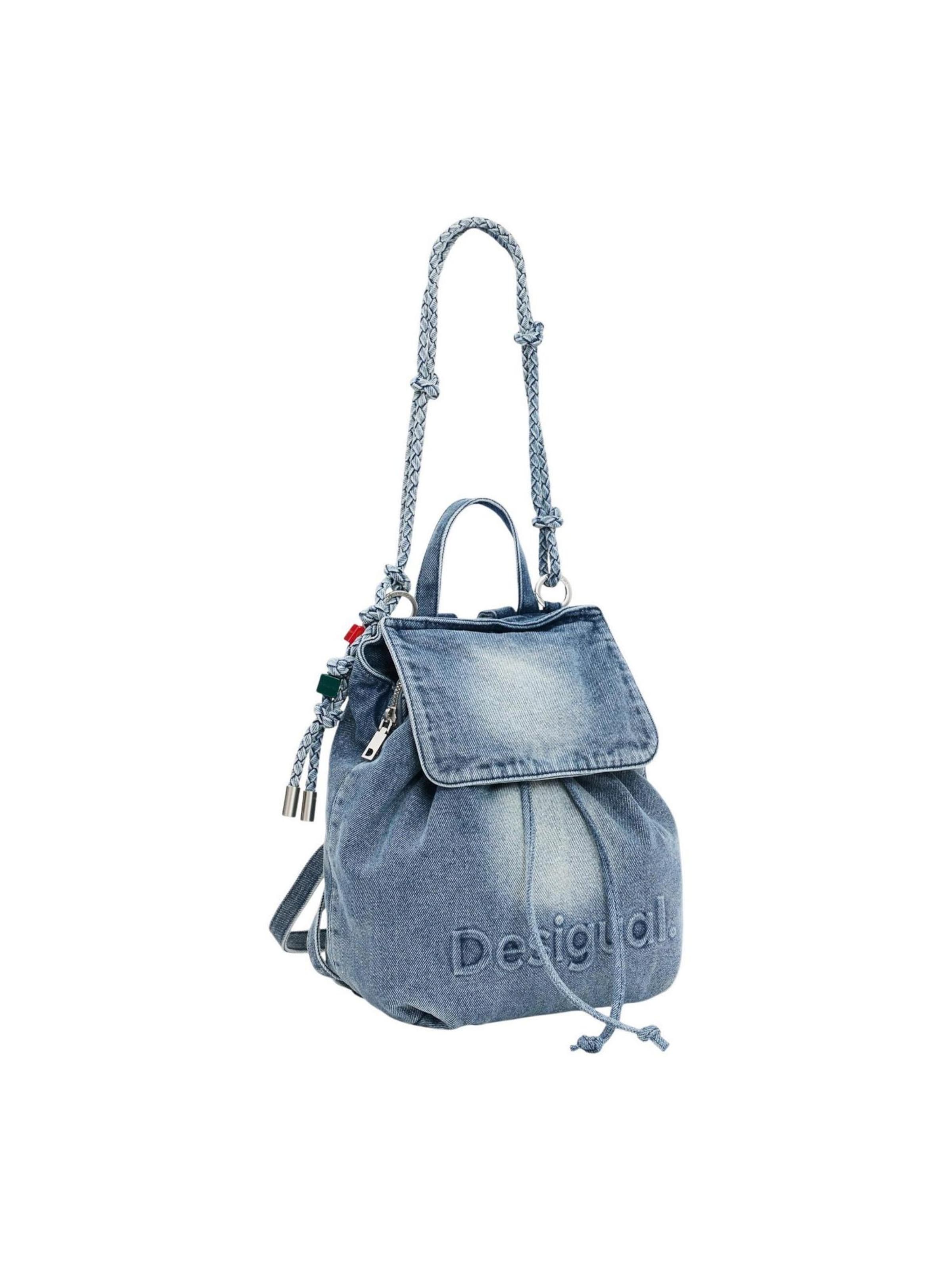 Desigual - Mochila 'BACK_HALF LOGO 26SAKD07' en azul