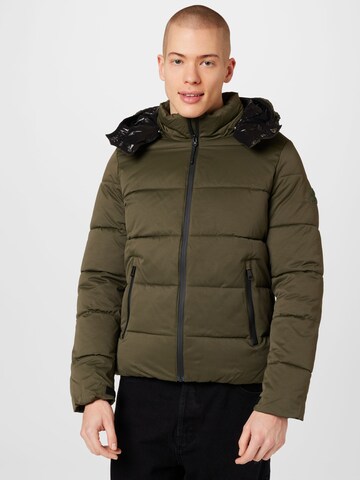 s.Oliver Winter Jacket in Green: front