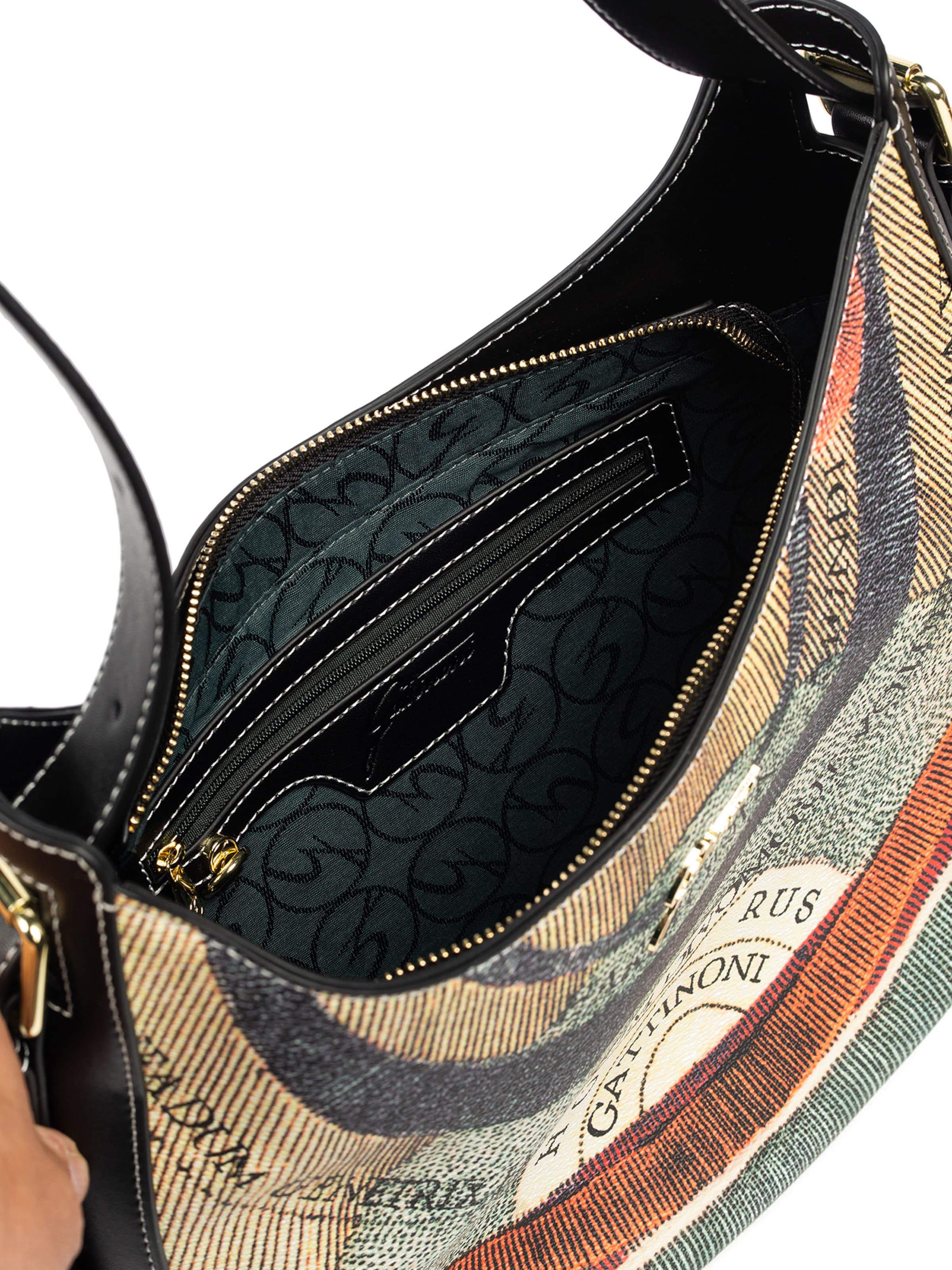 Sac bandoulière Gattinoni en mélange de couleurs