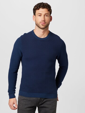 BLEND - Jersey en azul: frente