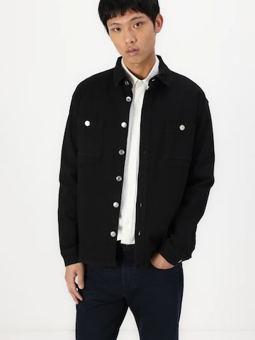 Denim Project Regular Fit Skjorte ' DPLoose ' i sort