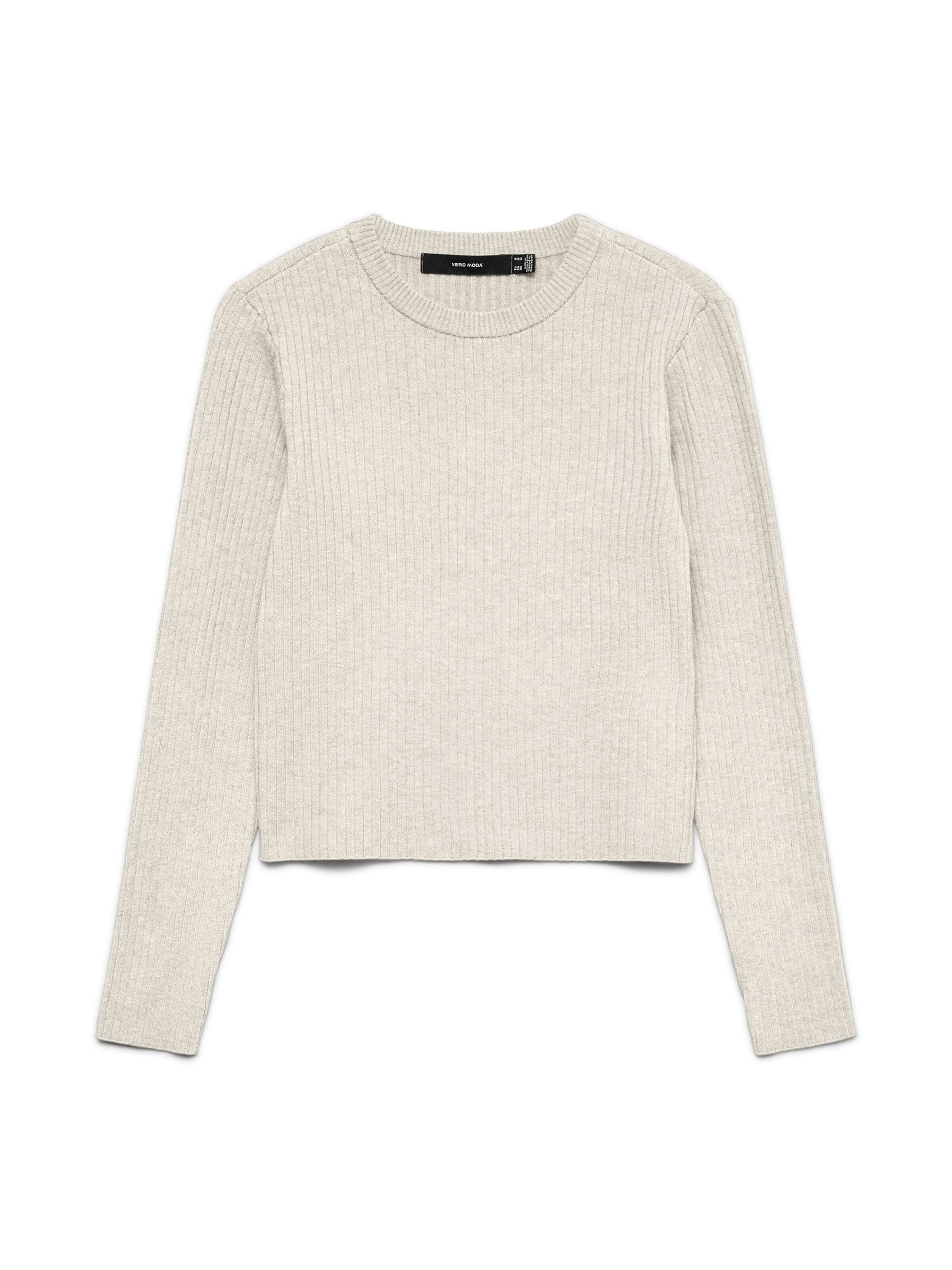 Pull-over 'VMFOOLIVE' VERO MODA en blanc : devant