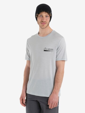 ICEBREAKER Shirt 'Mountain' in Grau: predná strana