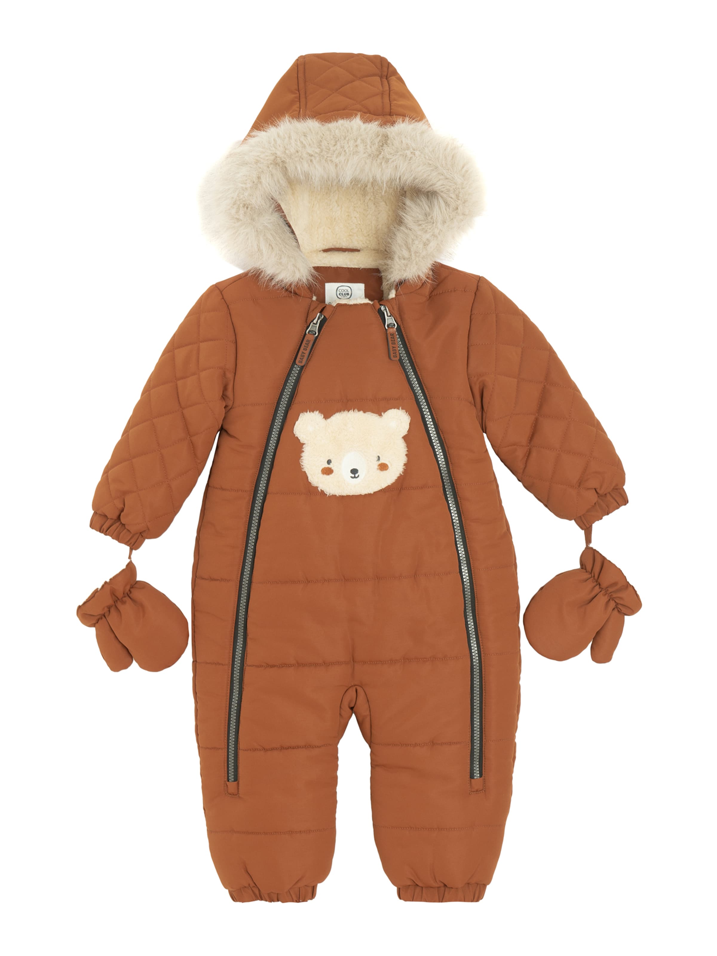 Cool Club Overall i brun: framsida