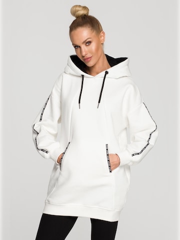 made of emotion - Sudadera 'M696' en blanco: frente