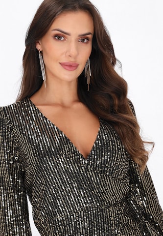 faina Cocktailjurk in Zwart