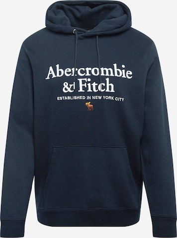 mėlyna Abercrombie & Fitch Megztinis be užsegimo: priekis