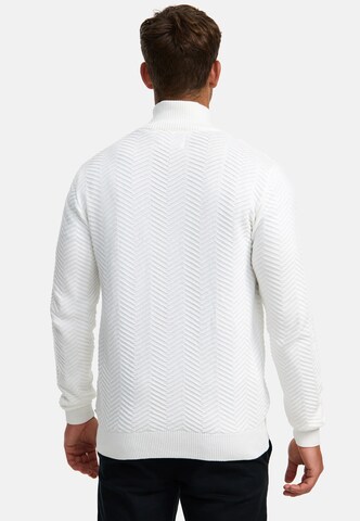 Kronstadt Gebreid vest 'Carlo' in Wit
