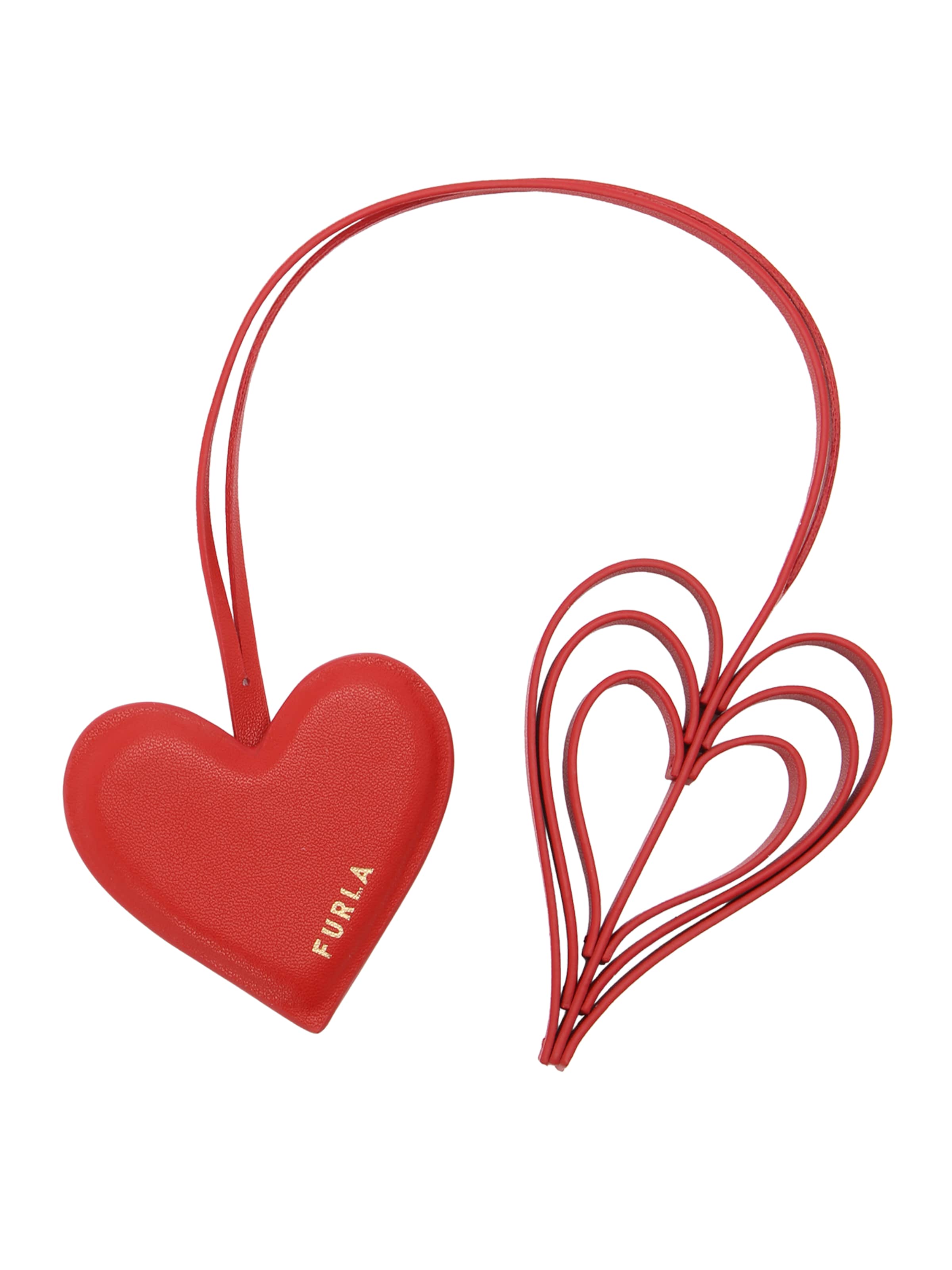 FURLA Breloczek do kluczy &#x27;ALLEGRA&#x27; w kolorze czerwony: przód