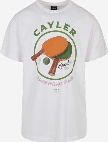 T-Shirt Cayler & Sons en blanc : devant