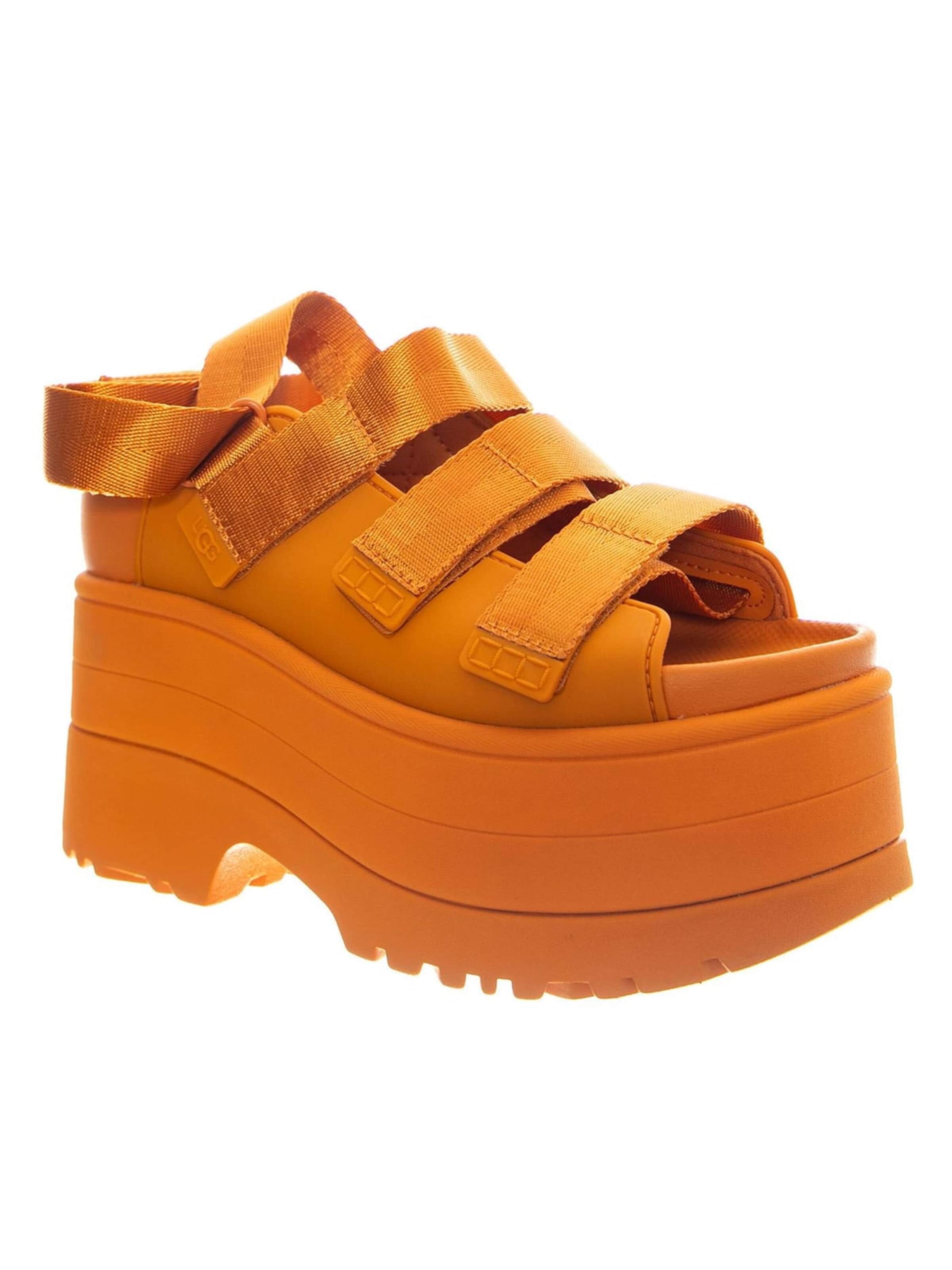 Sandales 'GOLDENRISE' UGG en orange : devant