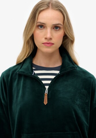 Sweat-shirt Superdry en vert