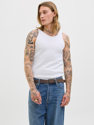 T-Shirt 'JORHydra' JACK & JONES en blanc : devant