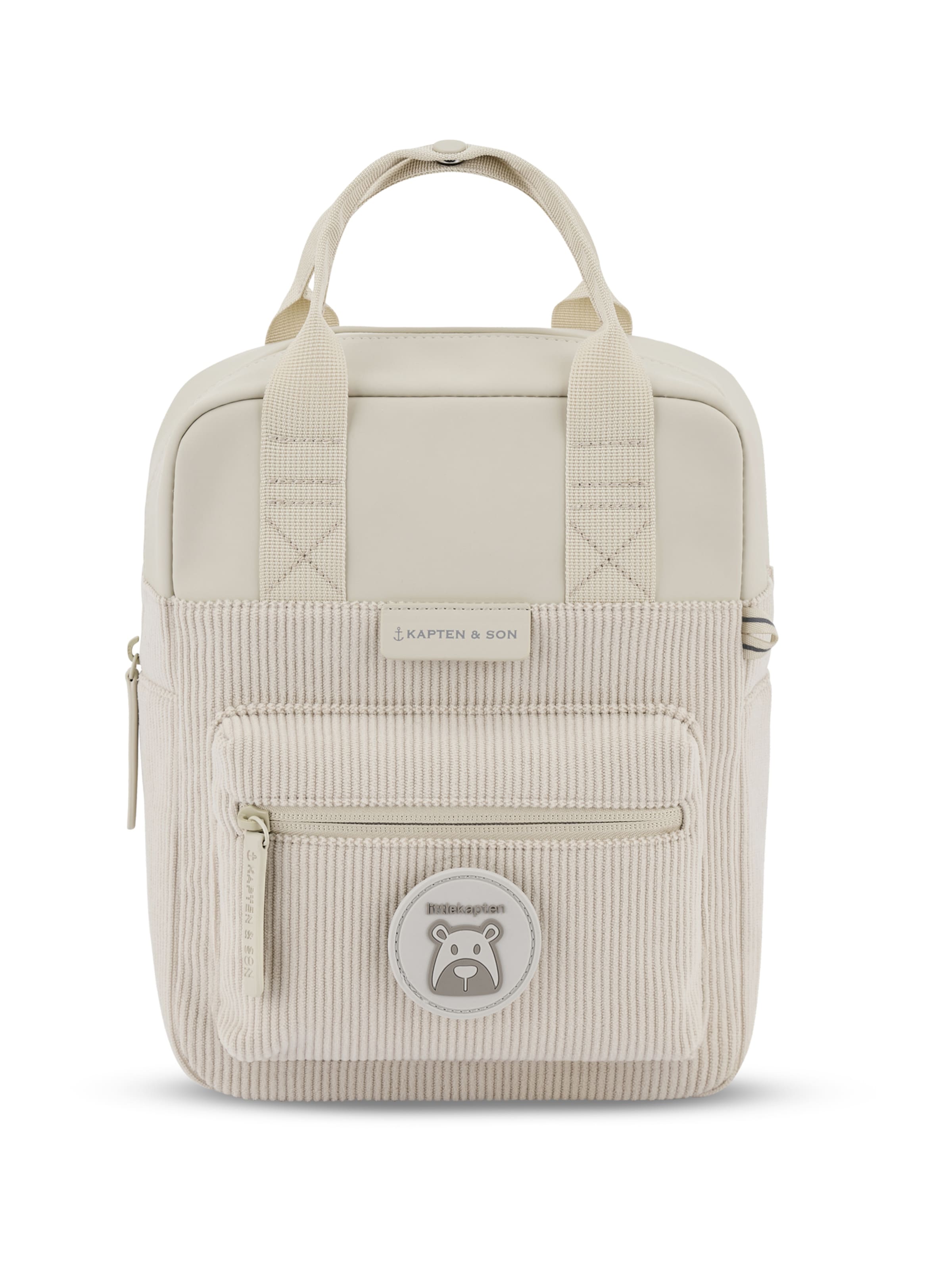 Kapten & Son - Mochila 'Bergen' en beige: frente