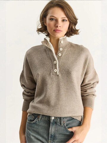 Bianco Lucci Pullover 'Pullover' in Beige
