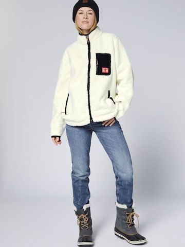 CHIEMSEE Fleecejacke in Gelb