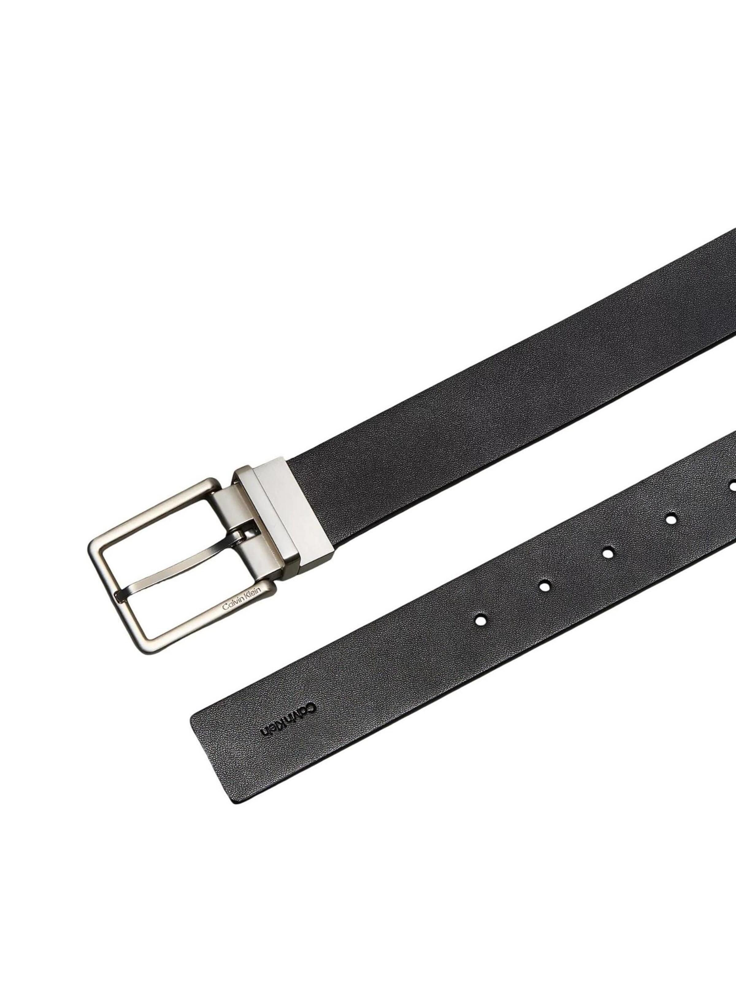Cintura 'WARMTH BUCKLE SMOOTH 35MM ADJ/RE LV04D7064G' di Calvin Klein in nero