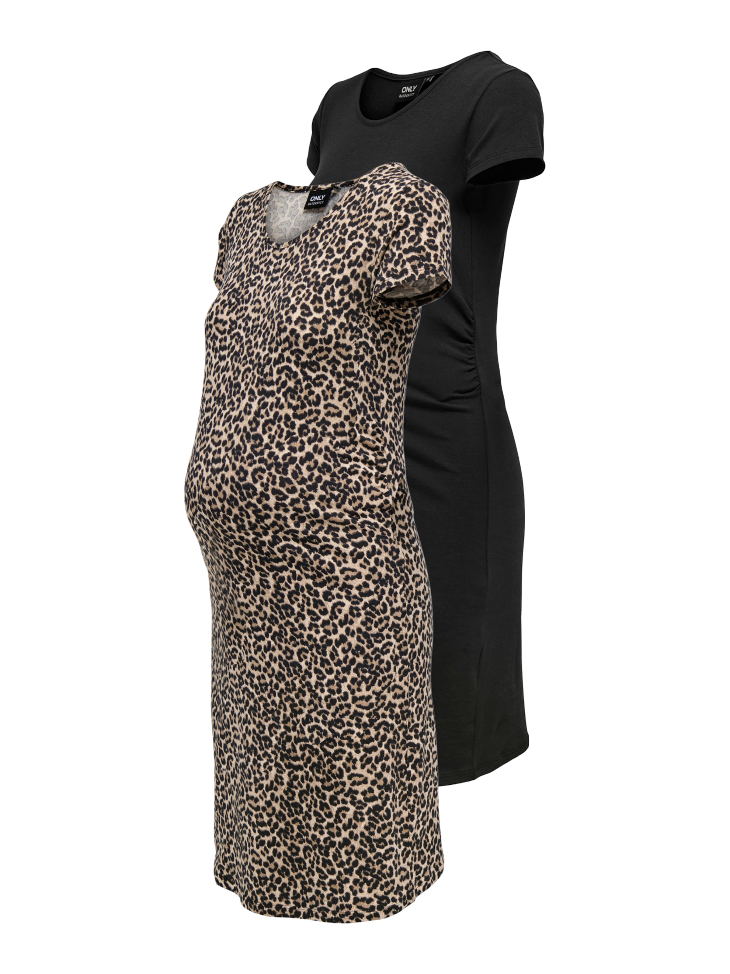 Only Maternity Dress 'OLMLOVELY' in Beige: front