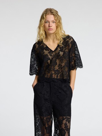 SELECTED FEMME Top in Zwart: voorkant