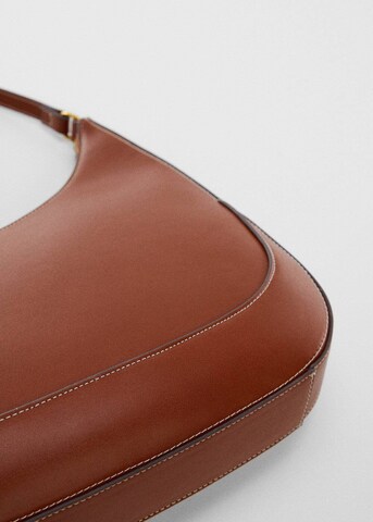 MANGO Shoulder Bag 'g-- laguna' in Brown