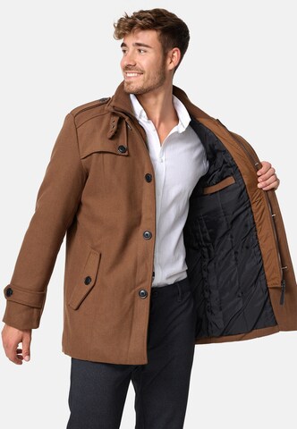 INDICODE JEANS Between-Seasons Coat 'Brandon' in Beige