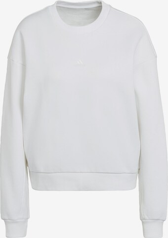 Sweat de sport 'All Szn Fleece' ADIDAS SPORTSWEAR en blanc : devant