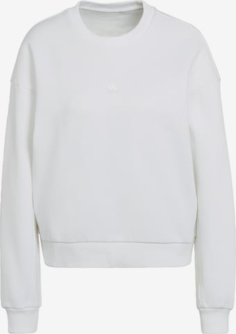 ADIDAS SPORTSWEAR Athletic Sweatshirt 'All Szn Fleece' in White: front