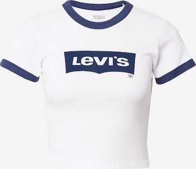 LEVI'S ® Shirt 'Graphic Ringer Mini Tee' in blau / weiß, Produktansicht