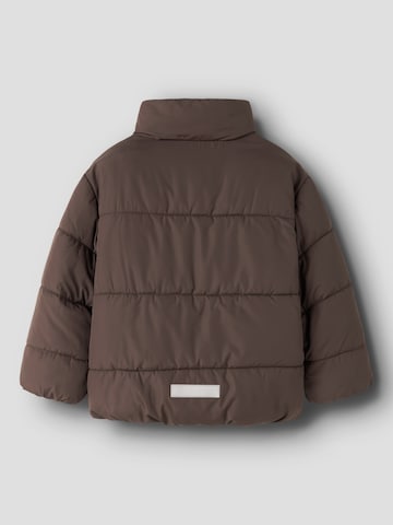 NAME IT Winter Jacket 'Steppjacke Winterjacke Nmfforty' in Brown