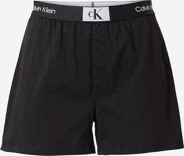 Calvin Klein Underwear Пижамные штаны в Черный: спереди