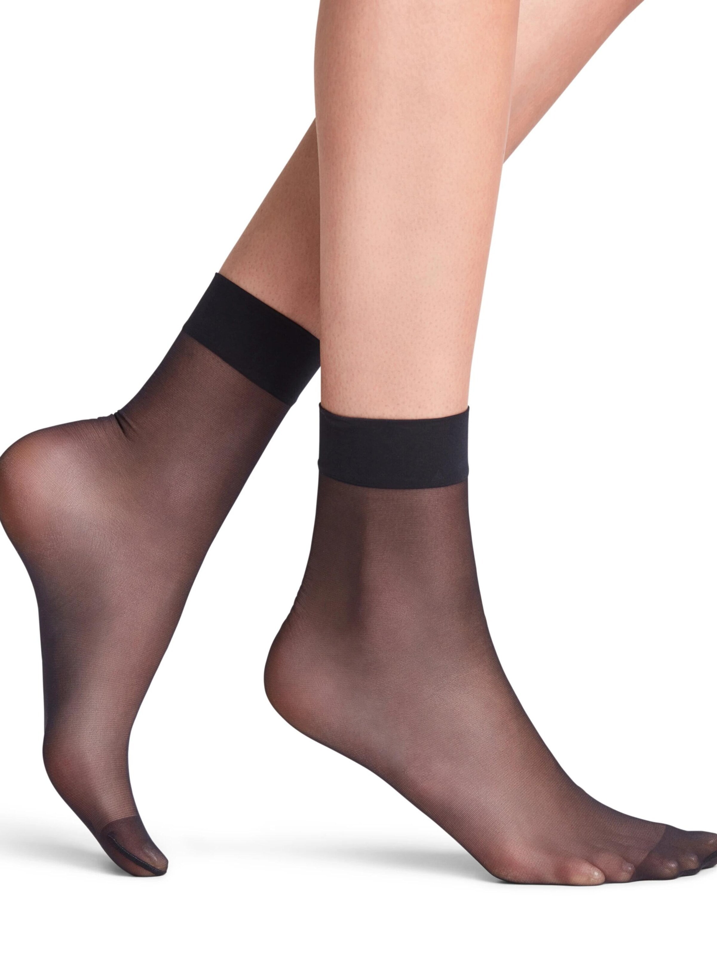 FALKE Socken 'Seidenglatt'‌‌‌ in Blau