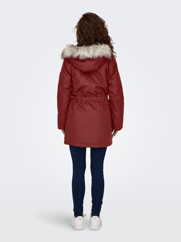 raudona ONLY Žieminė parka 'ONLIris'