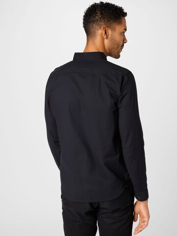 HOLLISTER Regular Fit Hemd in Schwarz