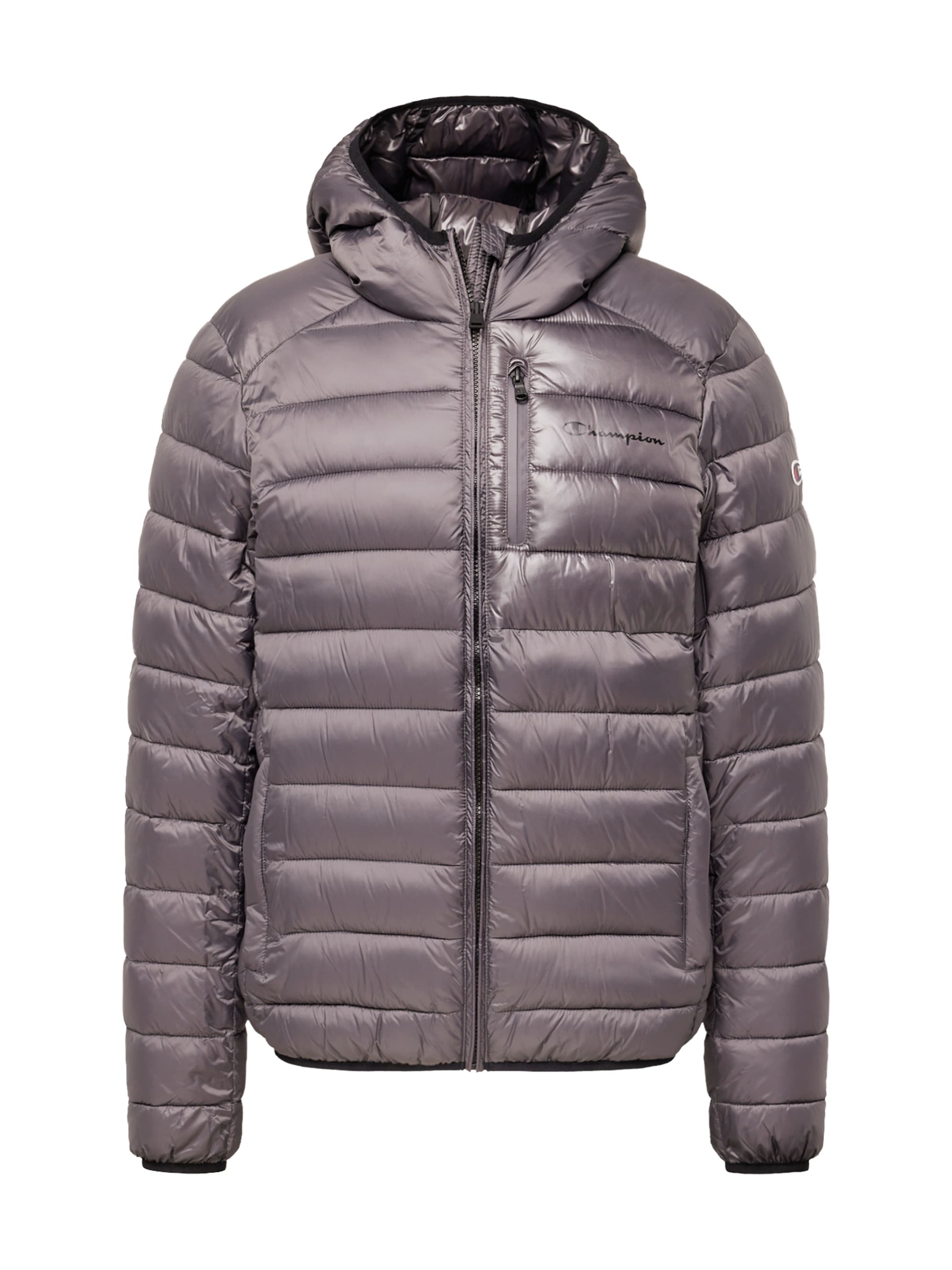 Champion Authentic Athletic Apparel Tussenjas 'Legacy' in Grijs: voorkant