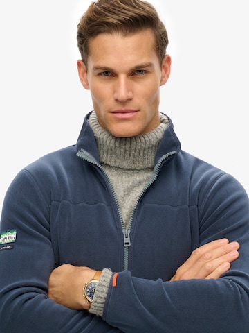 Superdry Fleece jacket in Blue