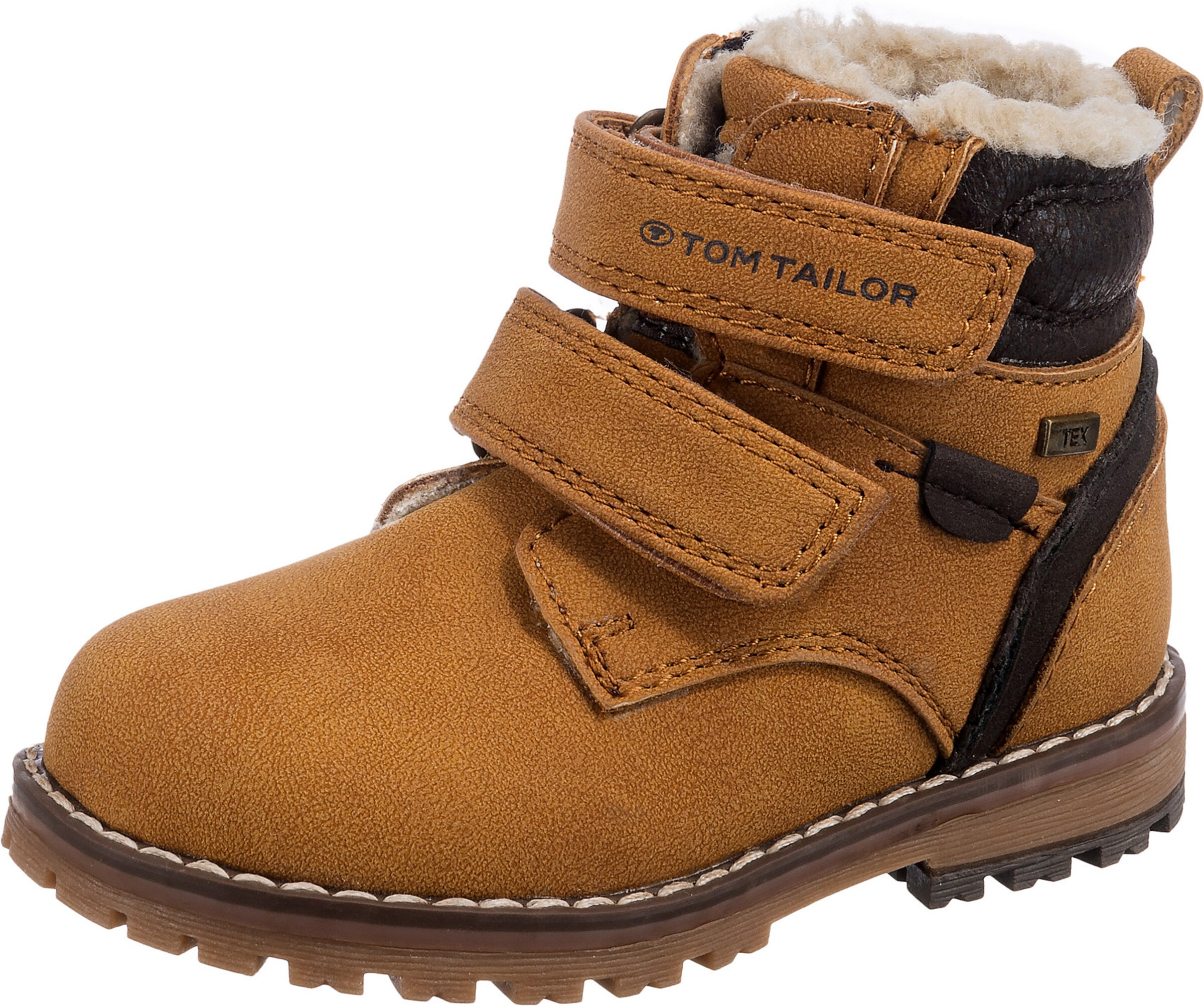 TOM TAILOR Kozačky – hnědá: přední strana