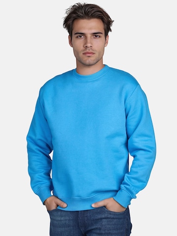 salzhaut Sweatshirt 'Floot' in Blue: front