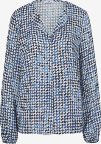 Peter Hahn Blouse in Blauw: voorkant