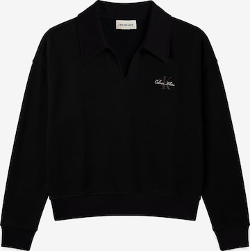 Calvin Klein Jeans Sweatshirt in Schwarz: Vorderseite