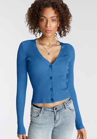 TAMARIS Strickjacke in Blau