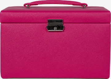 Friedrich23 Jewelry storage 'JOLIE Schmuckkästchen - Kreuznarben Optik' in Pink: front