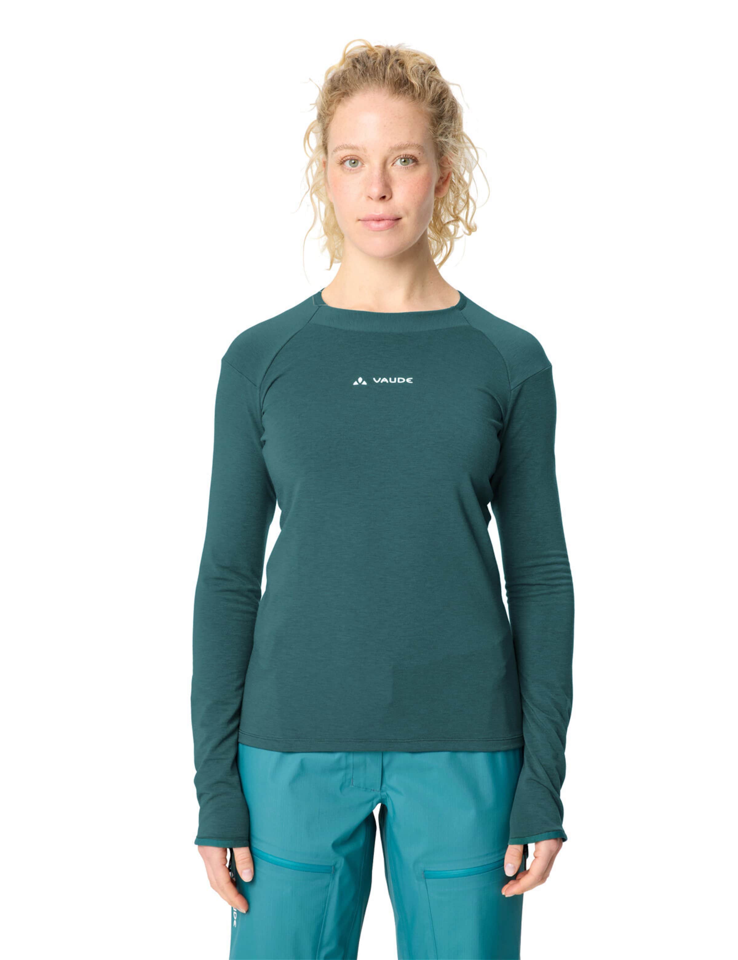 VAUDE Funktionsshirt 'Monviso' in Grün: Vorderseite