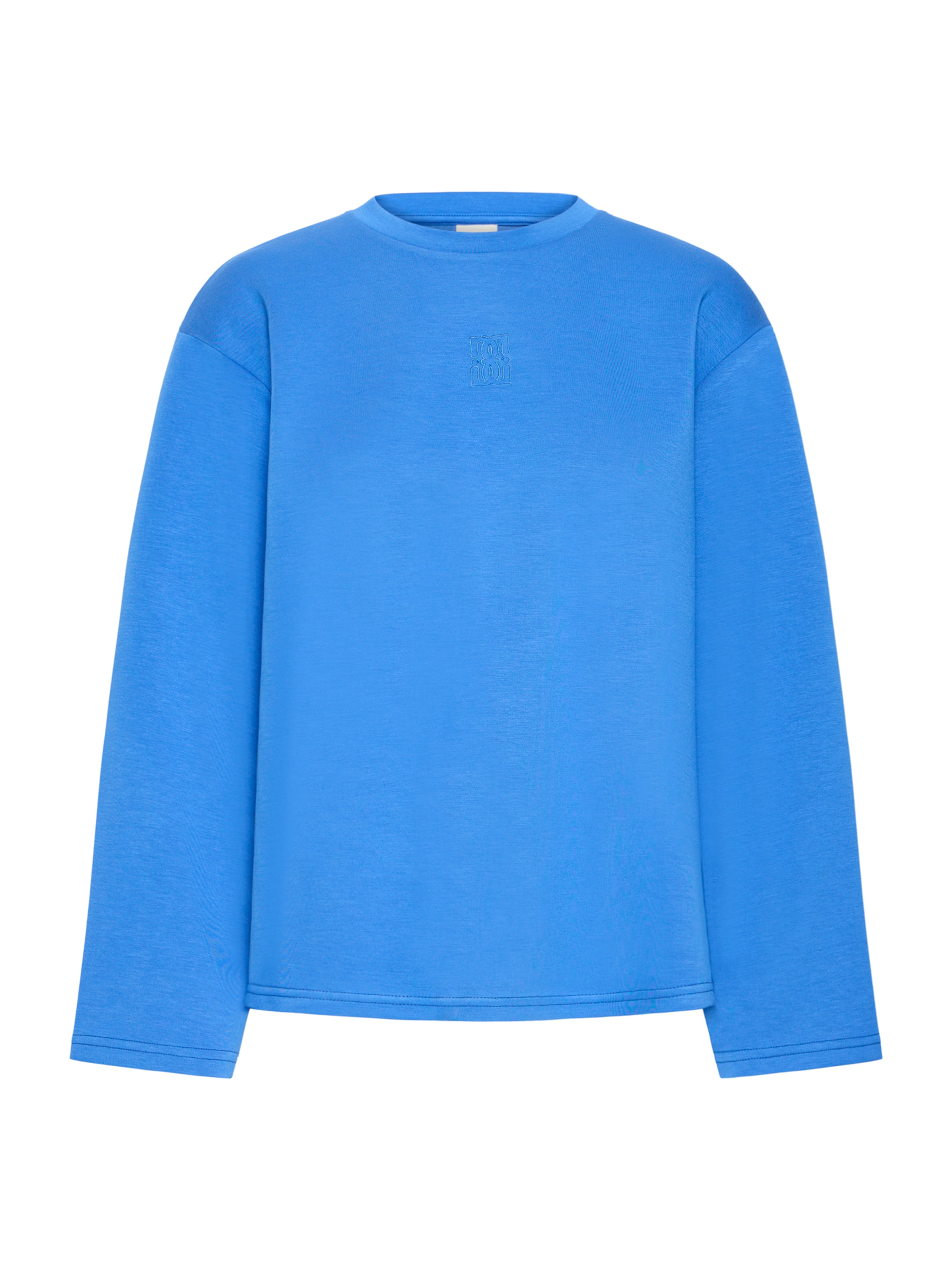 ICHI Μπλουζάκι 'IHCOZY' σε μπλε: μπροστά