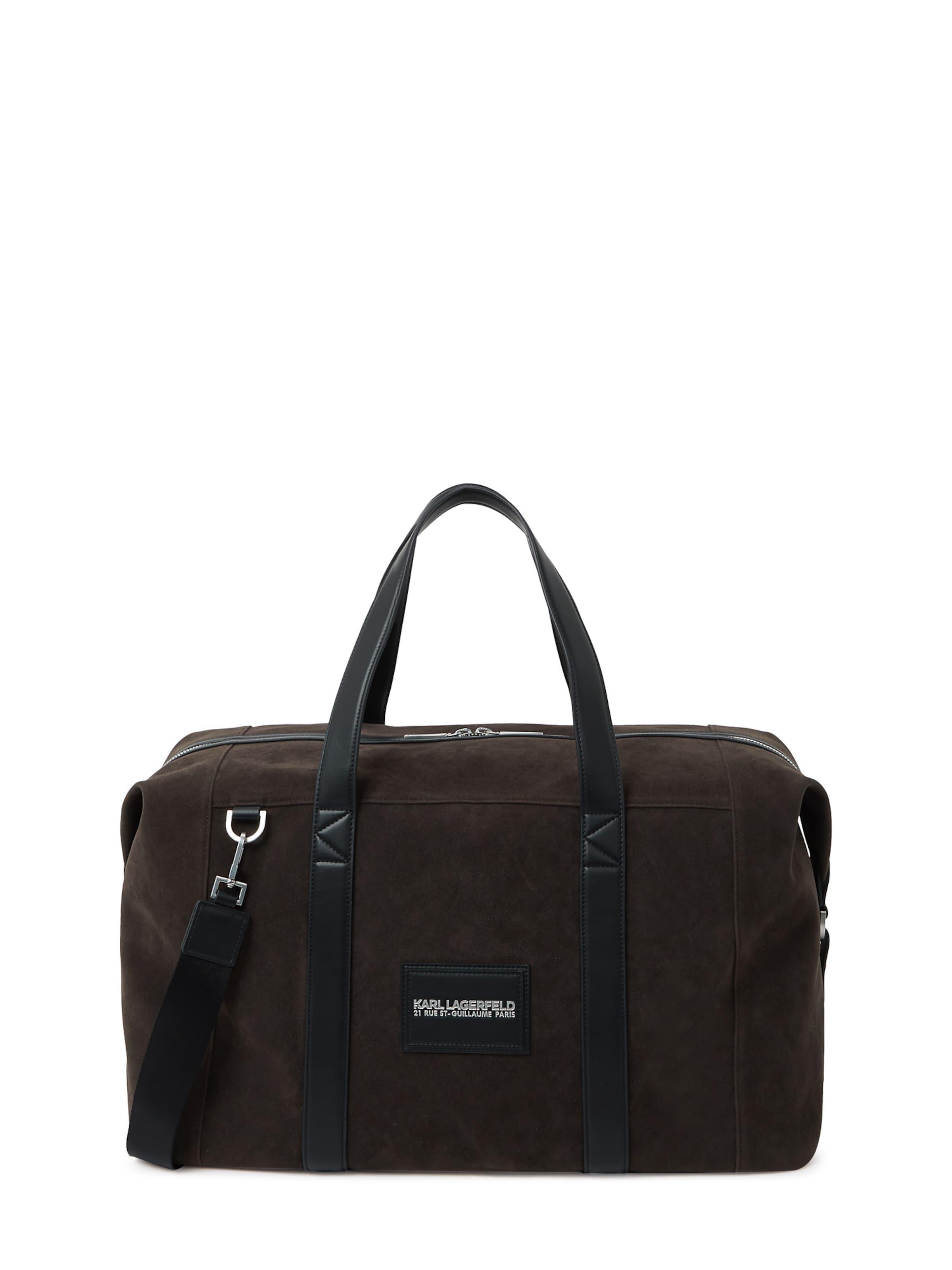 Karl Lagerfeld Τσάντα σαββατοκύριακου σε καφέ: μπροστά