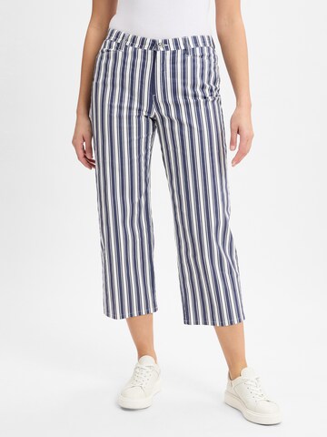 MAC Regular Broek ' Chiara ' in Blauw: voorkant