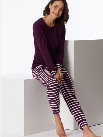 Pyjama ' Casual Essentials ' SCHIESSER en violet