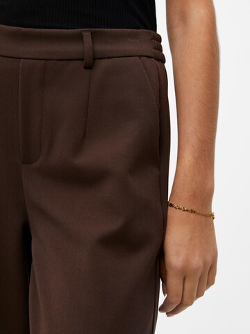 OBJECT Wide Leg Hose 'Lisa' in Braun